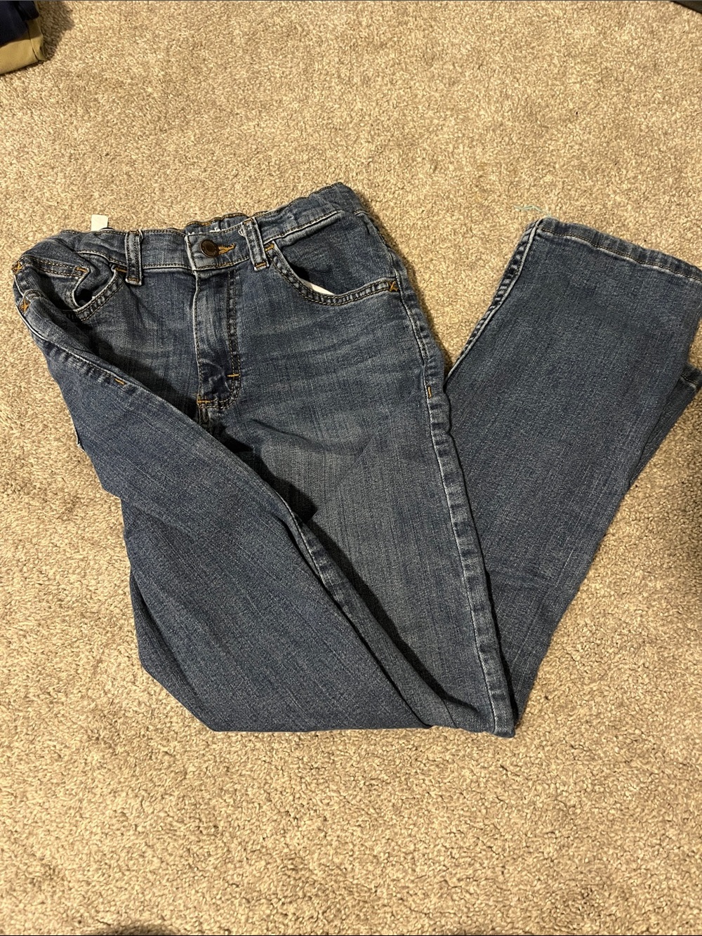 Wrangler kid’s Straight Fit Blue Denim Jeans
